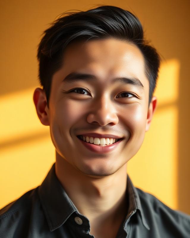 Smiling man from our global community